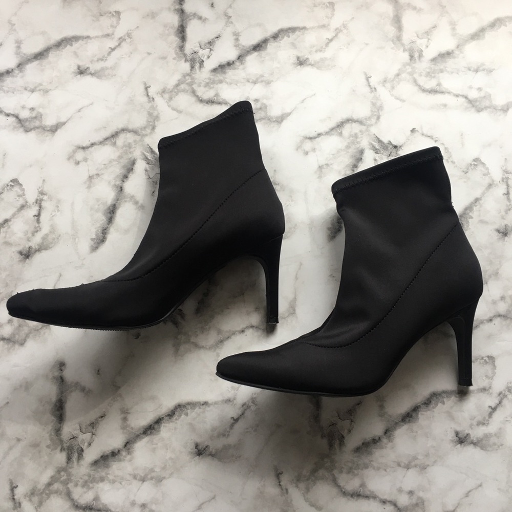 DONATING SOON Black sock booties